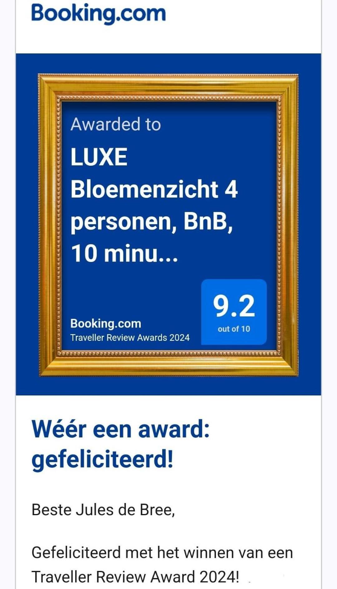 Luxe Bloemenzicht 4 Personen, Bnb, 10 Minuten Van Zee Breezand エクステリア 写真